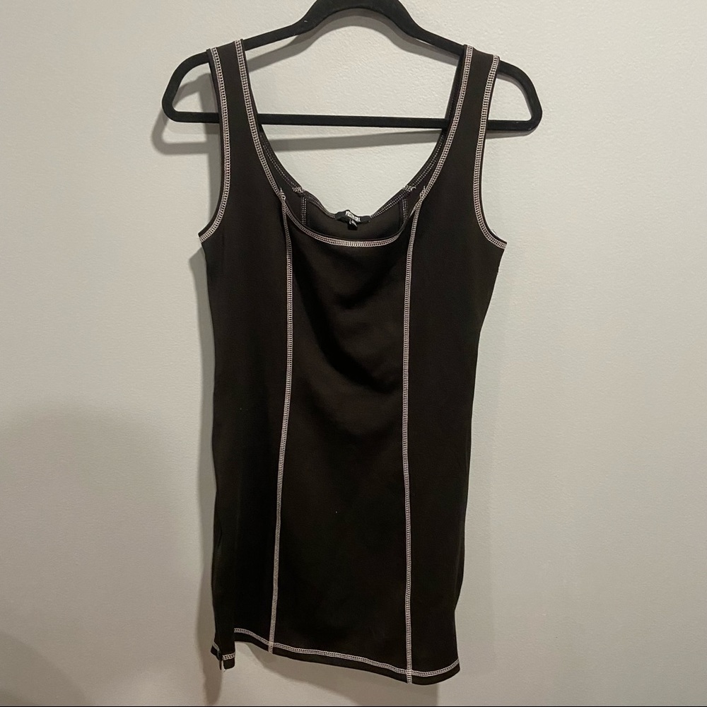 Poster Girl Bodycon dress with zippers on the side Size large